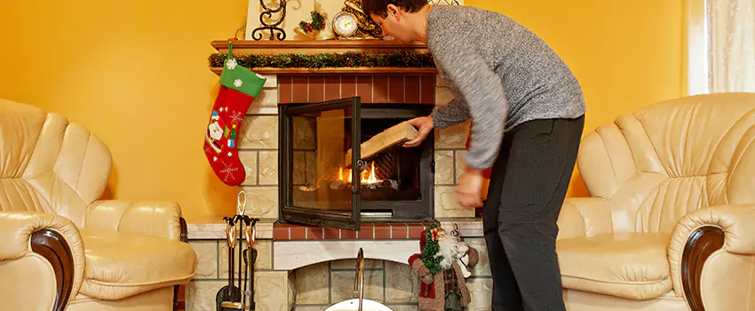 Gas to Wood-Burning Fireplace Conversion Services in Hollins, Virginia